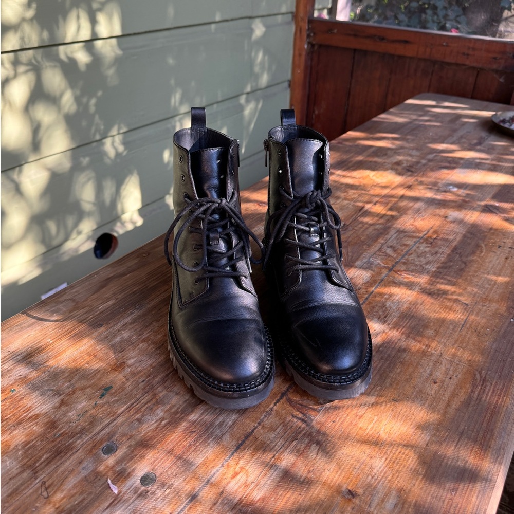Designer lug / combat boot